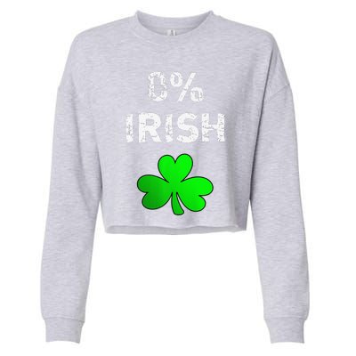 0 Irish Funny St. Saint Patrick's Day Cropped Pullover Crew