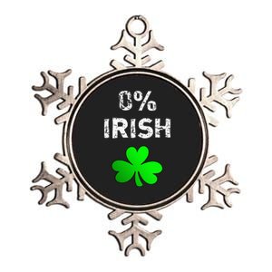 0 Irish Funny St. Saint Patrick's Day Metallic Star Ornament