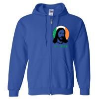 0% Irish Ireland Flag Jesus St Patricks Day Gift Full Zip Hoodie