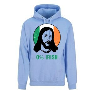 0% Irish Ireland Flag Jesus St Patricks Day Gift Unisex Surf Hoodie