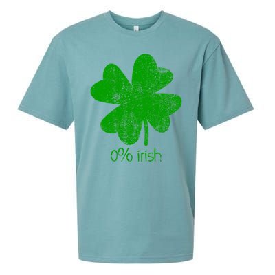 0 Irish St Patricks Day Funny Sueded Cloud Jersey T-Shirt