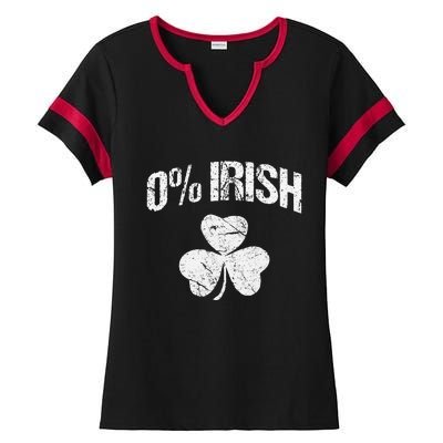 0 Irish Saint Patrick's Day Ladies Halftime Notch Neck Tee