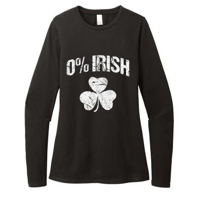 0 Irish Saint Patrick's Day Womens CVC Long Sleeve Shirt