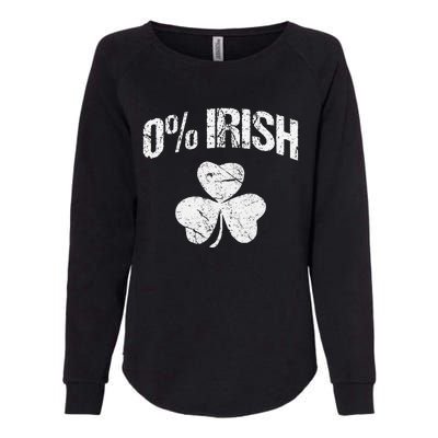 0 Irish Saint Patrick's Day Womens California Wash Sweatshirt