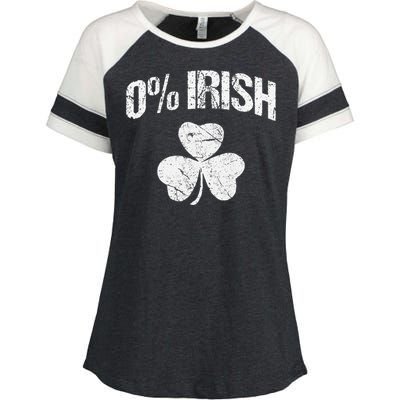 0 Irish Saint Patrick's Day Enza Ladies Jersey Colorblock Tee