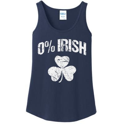 0 Irish Saint Patrick's Day Ladies Essential Tank