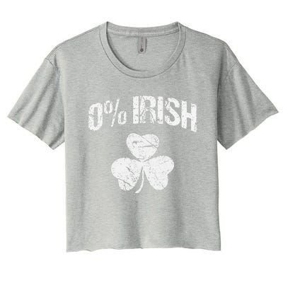 0 Irish Saint Patrick's Day Women's Crop Top Tee