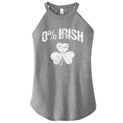 0 Irish Saint Patrick's Day Women's Perfect Tri Rocker Tank