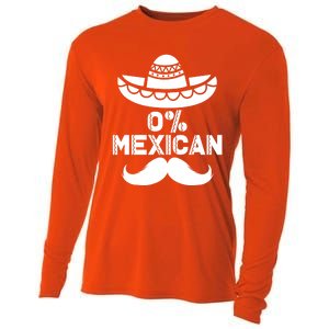 0% Mexican 5 De Mayo Funny Mexican Cinco De O Cool Gift Cooling Performance Long Sleeve Crew