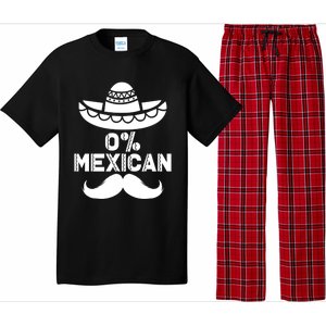 0% Mexican 5 De Mayo Funny Mexican Cinco De O Cool Gift Pajama Set