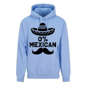 0% Mexican 5 De Mayo Funny Mexican Cinco De O Cool Gift Unisex Surf Hoodie