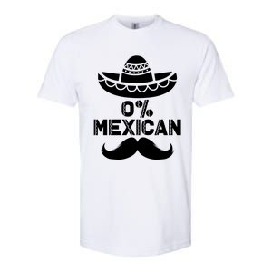 0% Mexican 5 De Mayo Funny Mexican Cinco De O Cool Gift Softstyle CVC T-Shirt