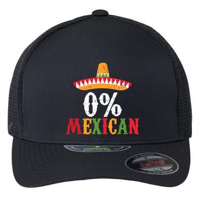 0 Mexican Cinco De Mayo Fiesta Sombrero Funny Flexfit Unipanel Trucker Cap