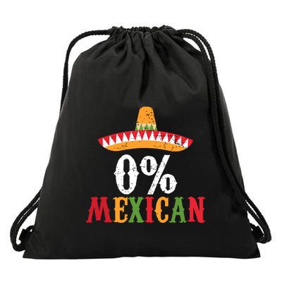 0 Mexican Cinco De Mayo Fiesta Sombrero Funny Drawstring Bag