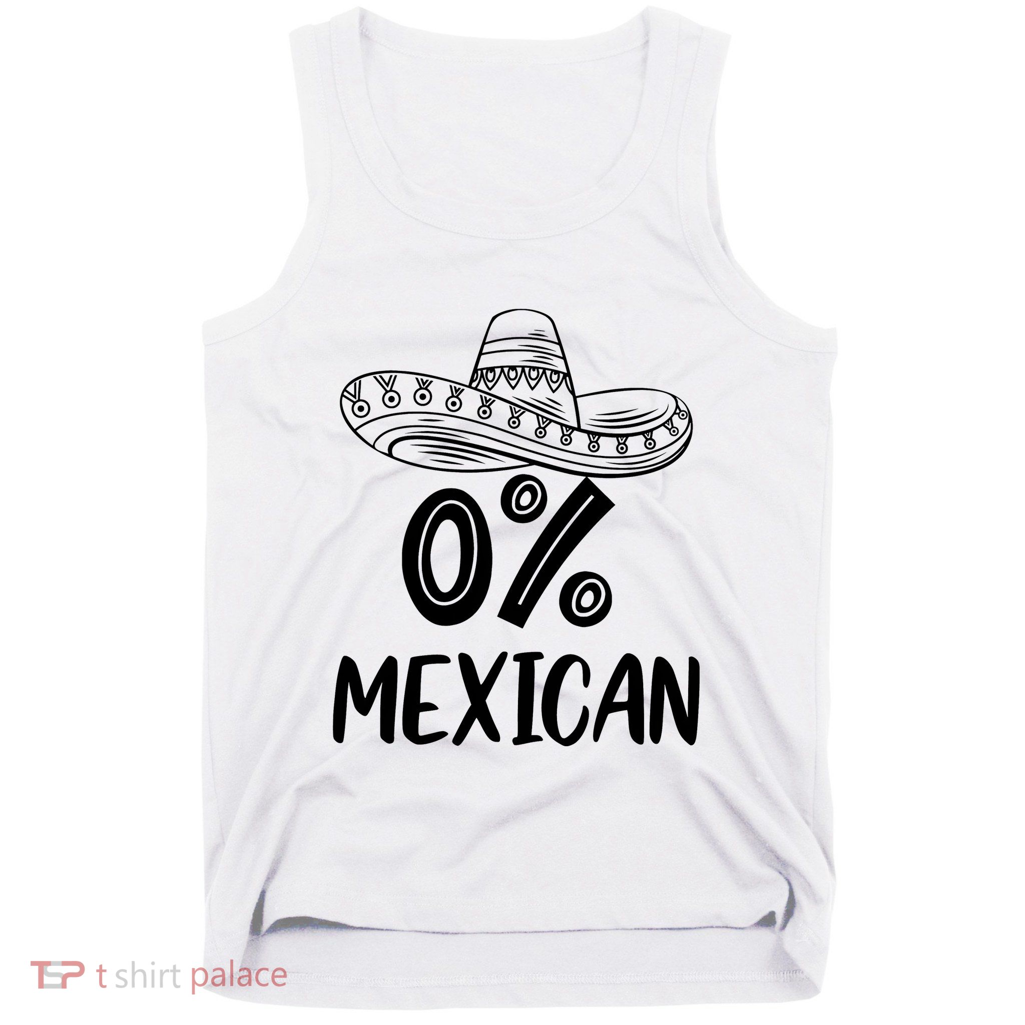 0% Mexican Cinco De Mayo Tank Top
