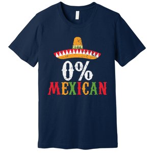 0 Mexican Cinco De Mayo Fiesta Sombrero Funny Premium T-Shirt