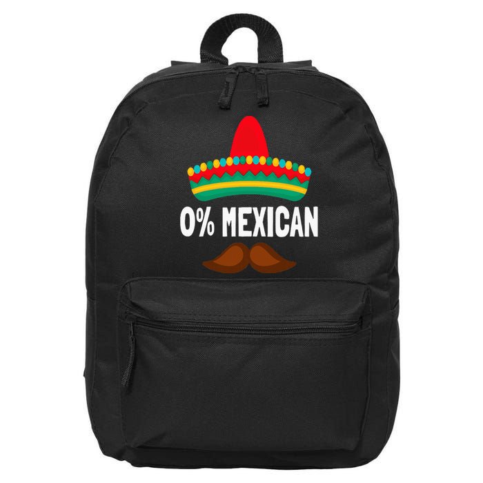 0 Mexican Cinco De Mayo Fiesta Sombrero 16 in Basic Backpack