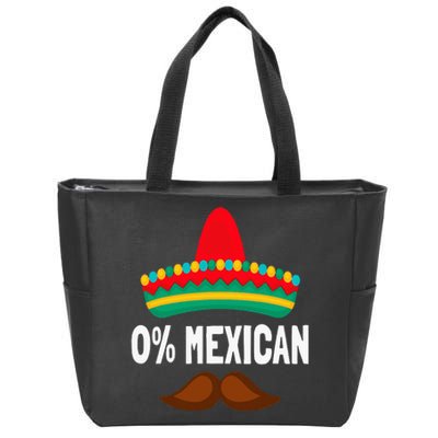 0 Mexican Cinco De Mayo Fiesta Sombrero Zip Tote Bag