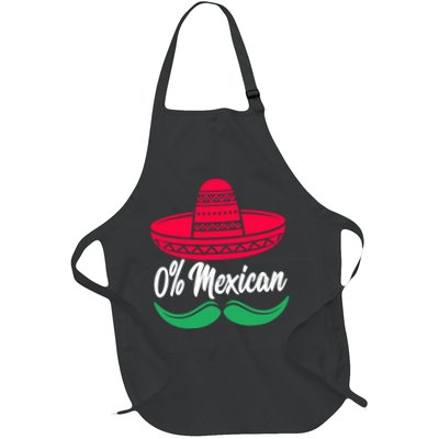 0% Mexican Funny Cinco De Mayo Apron