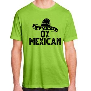 0% Mexican Funny Cinco De Mayo Adult ChromaSoft Performance T-Shirt