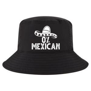 0% Mexican Funny Cinco De Mayo Cool Comfort Performance Bucket Hat