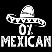 0% Mexican Funny Cinco De Mayo Cooling Performance Crew T-Shirt