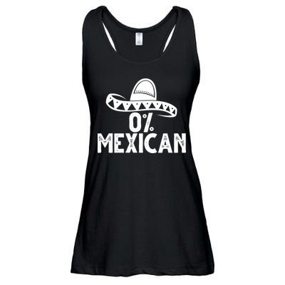 0% Mexican Funny Cinco De Mayo Ladies Essential Flowy Tank
