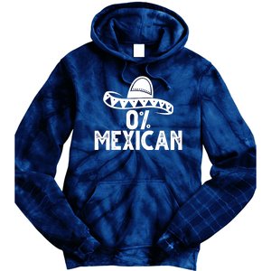 0% Mexican Funny Cinco De Mayo Tie Dye Hoodie