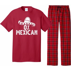 0% Mexican Funny Cinco De Mayo Pajama Set