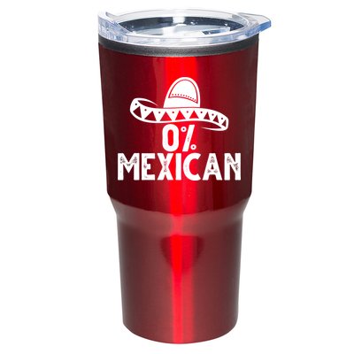 0% Mexican Funny Cinco De Mayo Tumbler