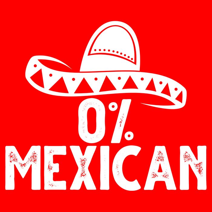 0% Mexican Funny Cinco De Mayo Poster