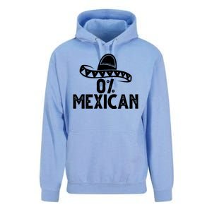 0% Mexican Funny Cinco De Mayo Unisex Surf Hoodie