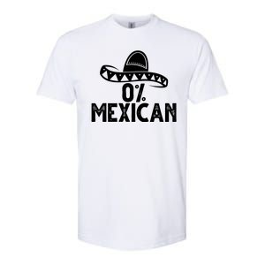 0% Mexican Funny Cinco De Mayo Softstyle CVC T-Shirt