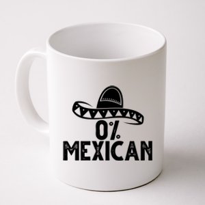 0% Mexican Funny Cinco De Mayo Coffee Mug