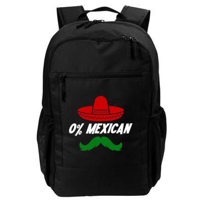 0% Mexican Fiesta Party Cinco De Mayo Funny Backpack