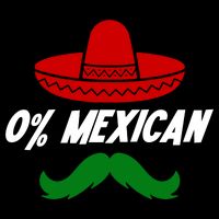 0% Mexican Fiesta Party Cinco De Mayo Funny Zip Tote Bag