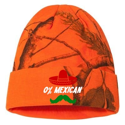 0% Mexican Fiesta Party Cinco De Mayo Funny Kati Licensed 12" Camo Beanie