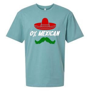 0% Mexican Fiesta Party Cinco De Mayo Funny Sueded Cloud Jersey T-Shirt