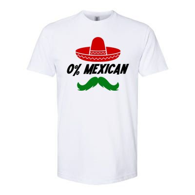 0% Mexican Fiesta Party Cinco De Mayo Funny Softstyle® CVC T-Shirt