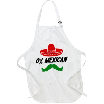 0% Mexican Fiesta Party Cinco De Mayo Funny Apron