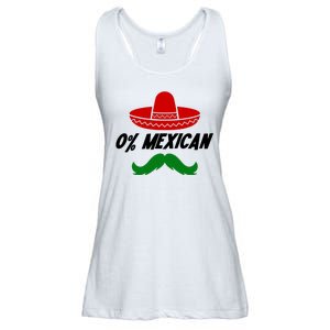 0% Mexican Fiesta Party Cinco De Mayo Funny Ladies Essential Flowy Tank