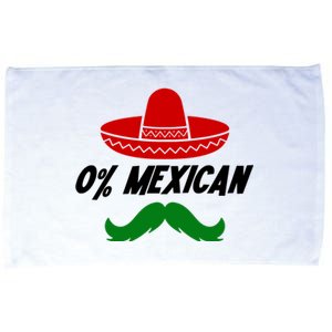 0% Mexican Fiesta Party Cinco De Mayo Funny Microfiber Hand Towel