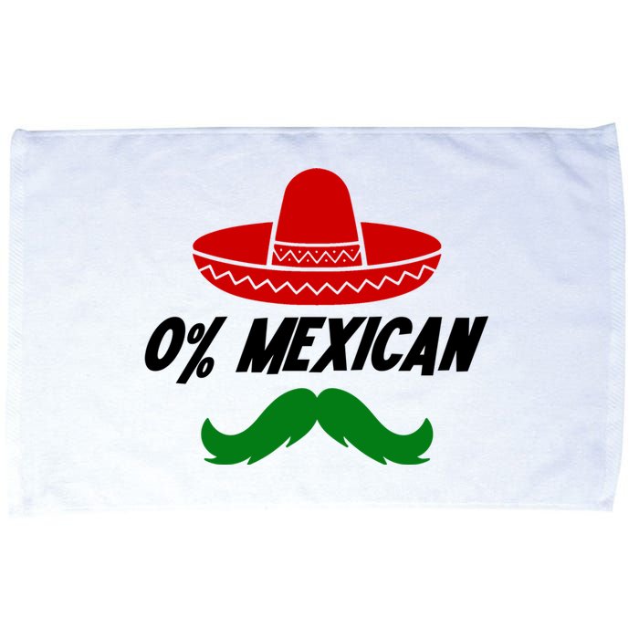 0% Mexican Fiesta Party Cinco De Mayo Funny Microfiber Hand Towel