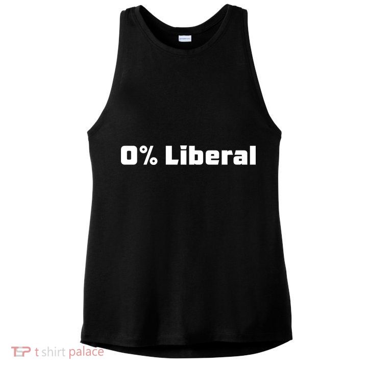0 Percent Liberal Ladies PosiCharge Tri-Blend Wicking Tank