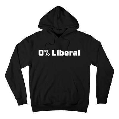 0 Percent Liberal Hoodie