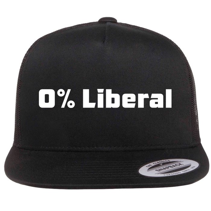 0 Percent Liberal Flatbill Hat