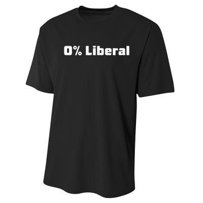 0 Percent Liberal Performance Sprint T-Shirt