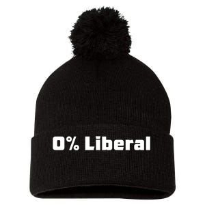 0 Percent Liberal Pom Pom 12in Knit Beanie