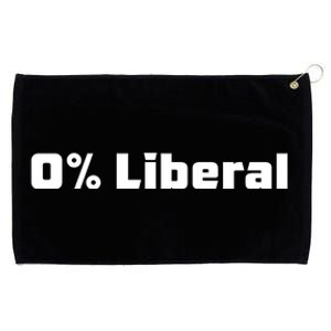 0 Percent Liberal Grommeted Golf Towel