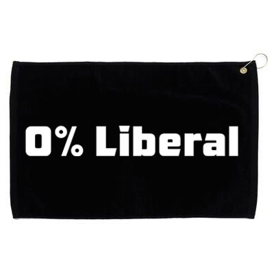 0 Percent Liberal Grommeted Golf Towel